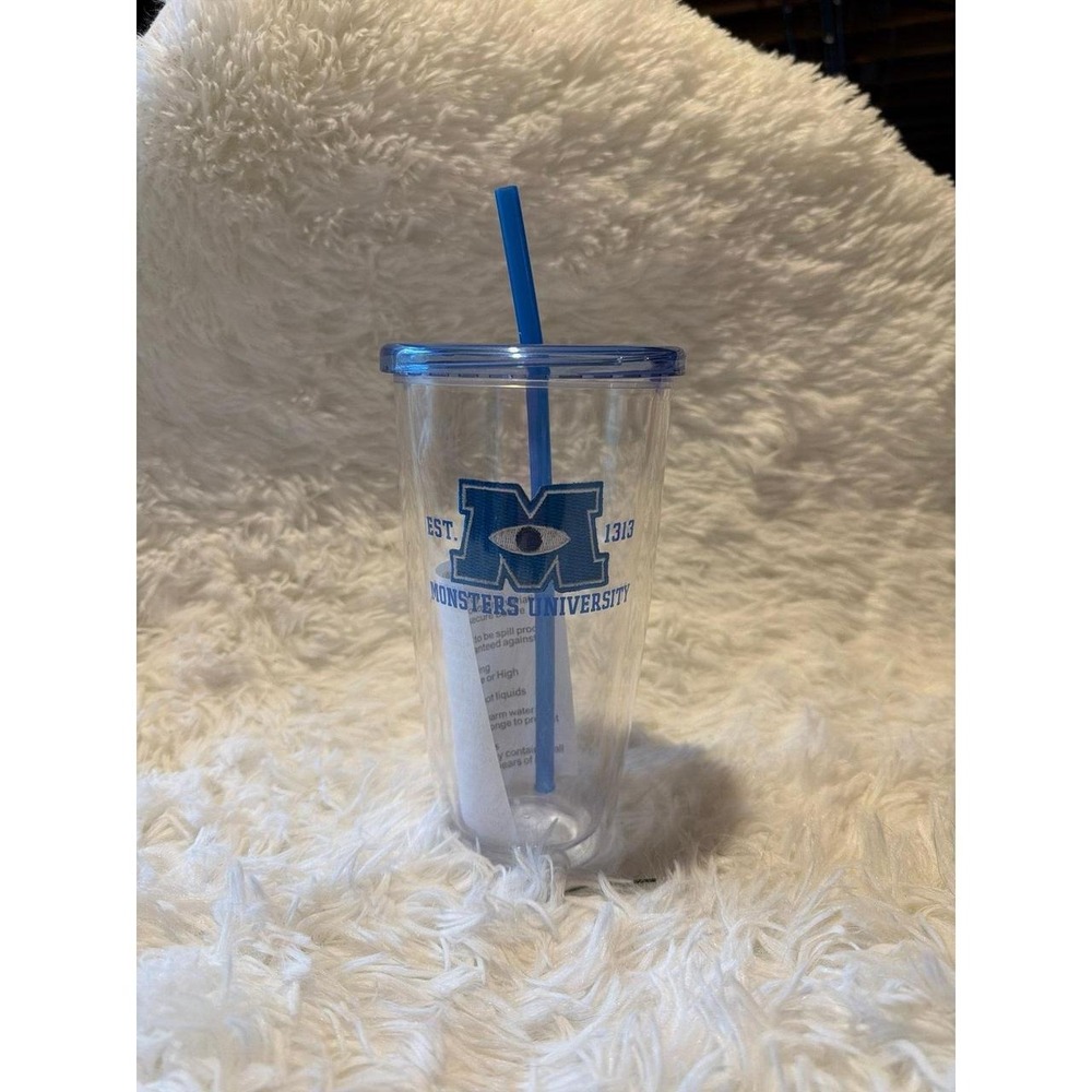 Monsters University monsters inc Tumbler with Straw Disney
